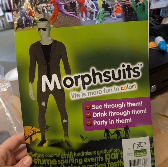 New Mens XL Frankenstein Morphsuit - Picture 1 of 4